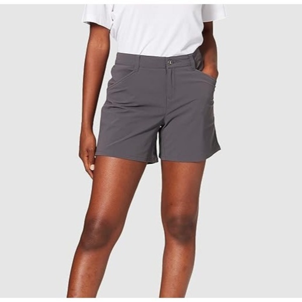 Patagonia Quandary 5" Shorts Women's 8 Forge Gray Nylon Stretch Hiking Outdoor - Picture 16 of 16